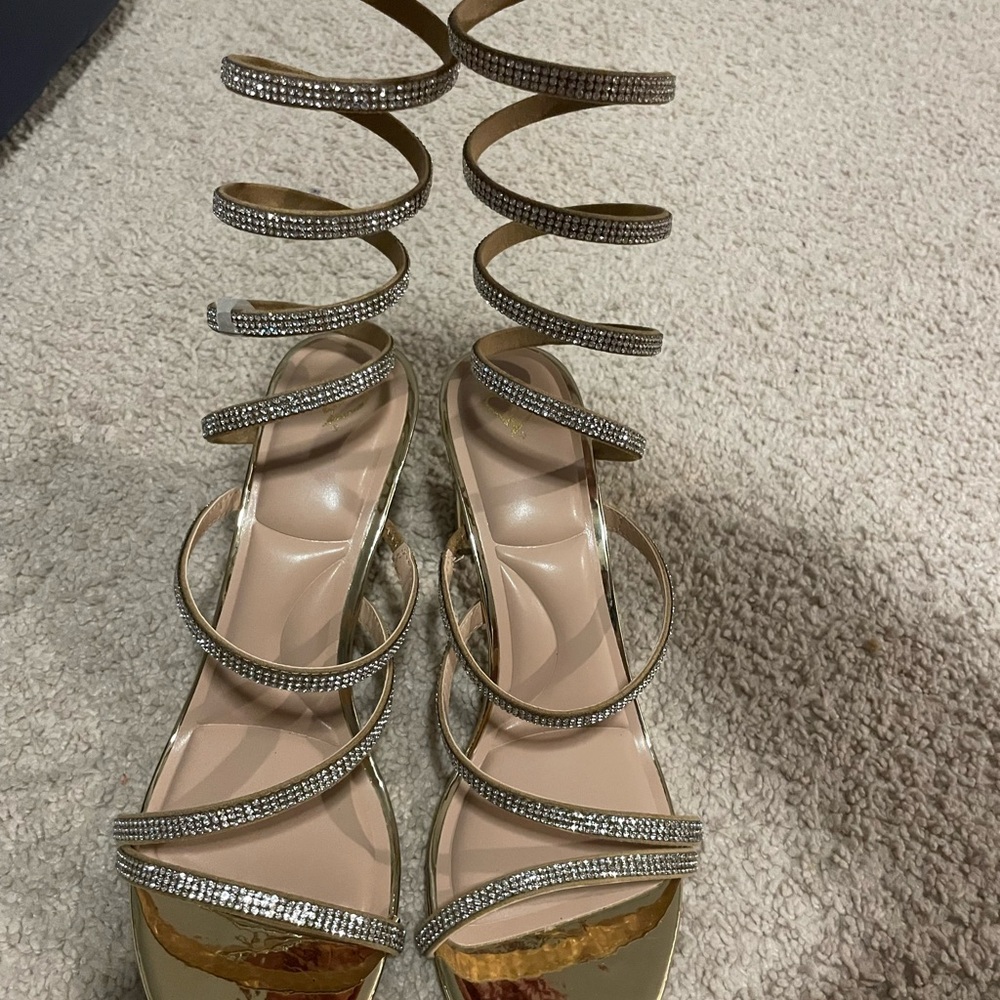Elegant Spiral Strap Women's Sandals
